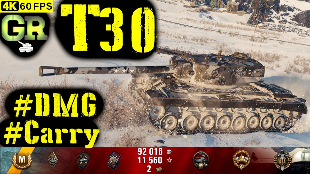 World of Tanks T30 Replay - 6 Kills 7.2K DMG(Patch 1.4.1)