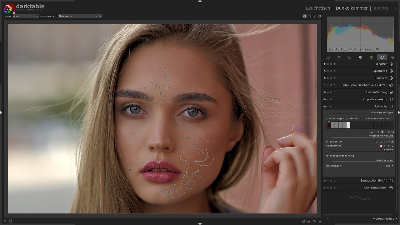 Darktable 2.6.0 – Das Retusche-Modul