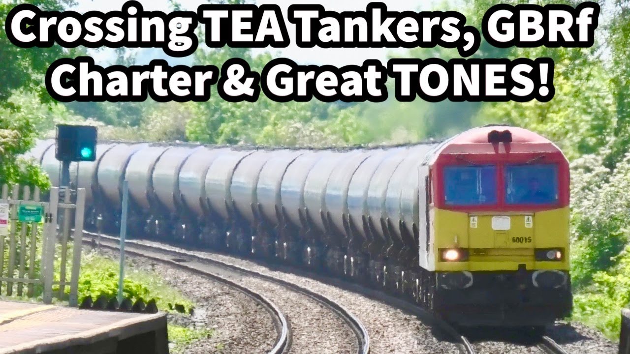 CROSSING TEA Tankers, GBRf Charter with LSL Stock & GREAT TONES..! Tamworth 24/05/23