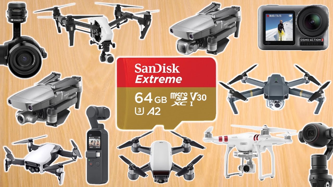 Best Memory Card for DJI Drones &ndash; Choosing the Best Micro SD Card for Video on DJI Drone and Cameras