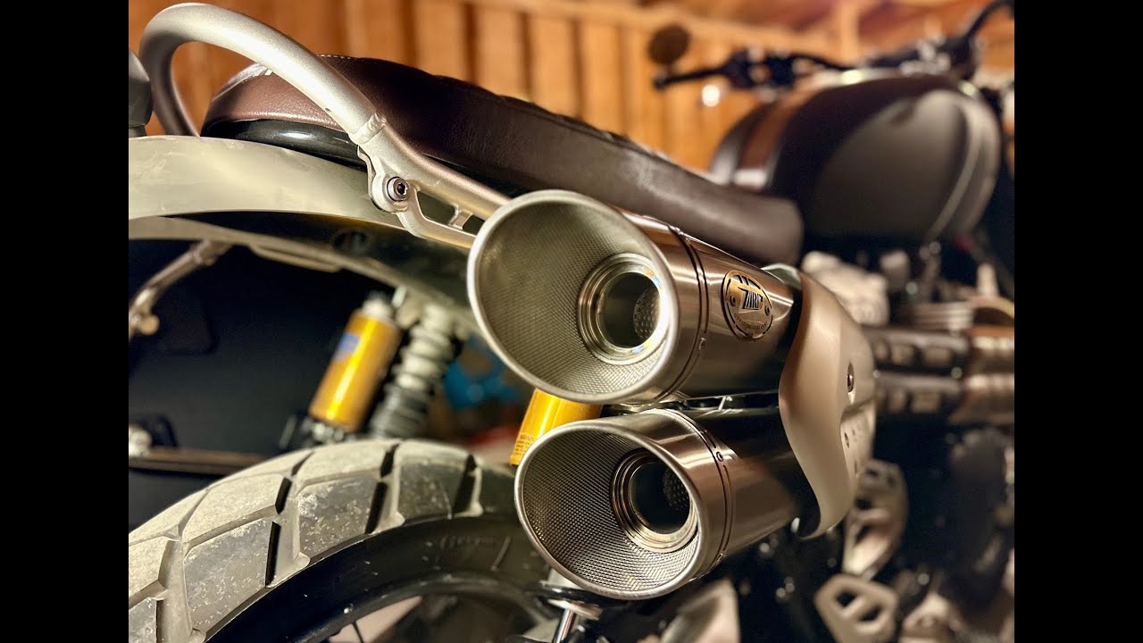 Triumph Scrambler 1200 + Zard Exhaust = Pure Joy!