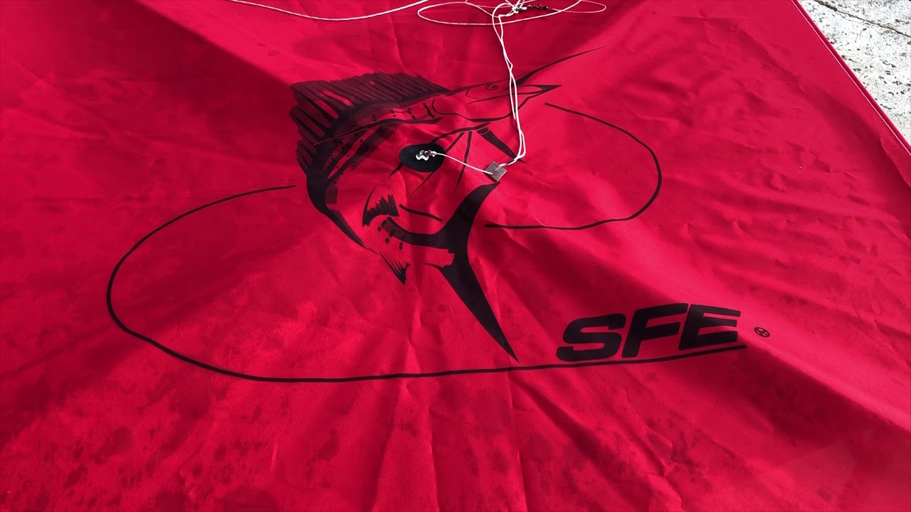 Setting up a Kite for Fishing