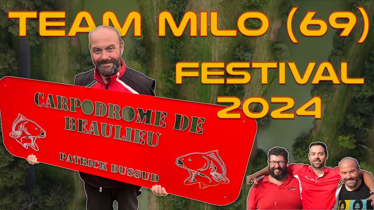 FESTIVAL MILO (69),  ETANG DE BEAULIEU, CARPE AU COUP en CARPODROME #carpfishing #polefishing #milo