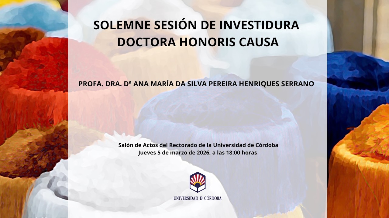 Solemne sesión de investidura de Doctora Honoris Causa