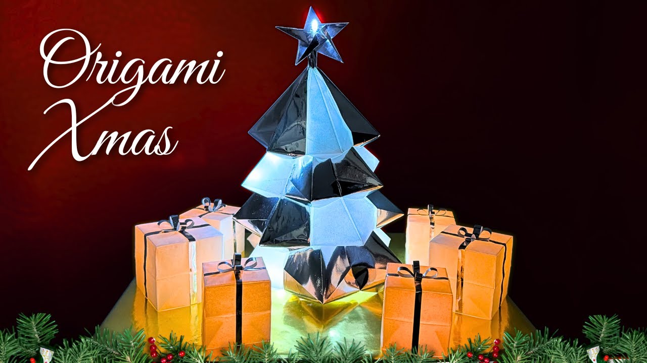 How to make Easy Origami Christmas Decorations