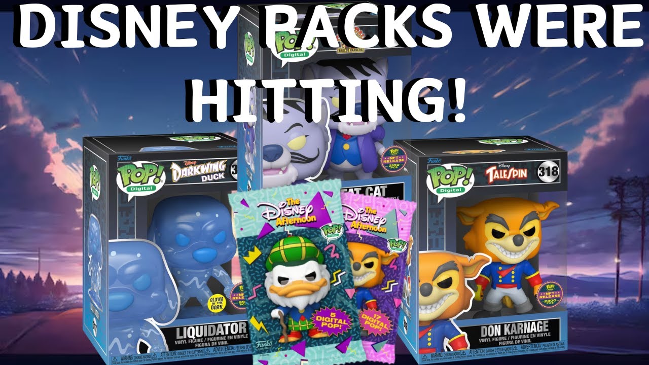 Disney Afternoon Funko NFT Packs Were Hitting!