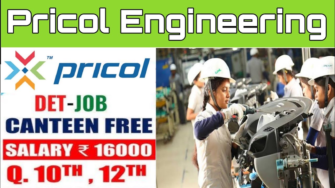 भर्ती हैं Pricol Engineering कंपनी Manesar Gurgaon | 10th paas job | Pricol company gurgaon| det-job