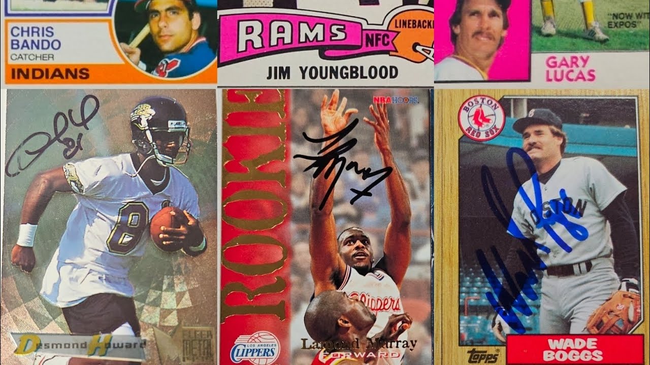 My TTM Autograph Haul #141 - 12 Returns (Desmond Howard, Wade Boggs, Lamond Murray & more)