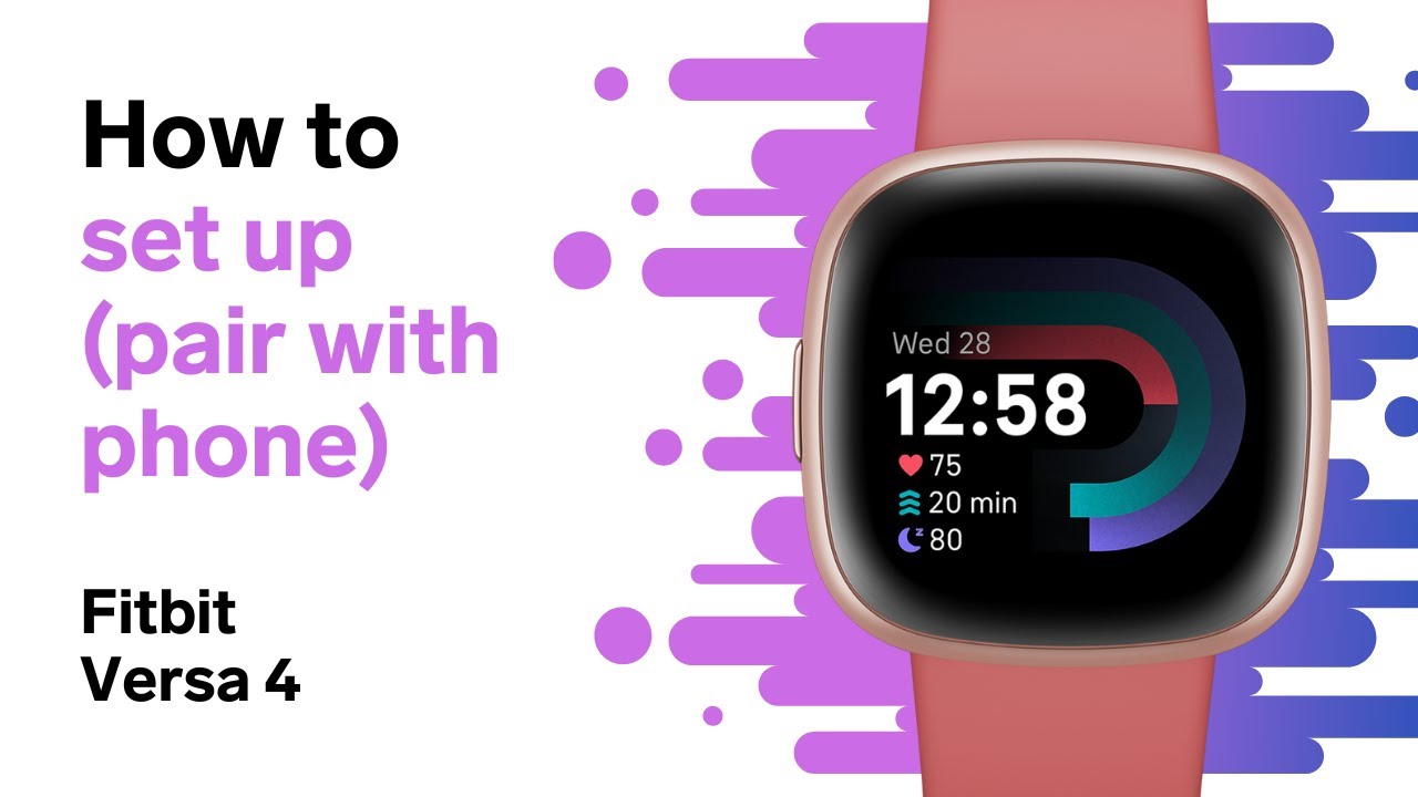 Fitbit Versa 4 Setup (Step-by-Step with Chapters)
