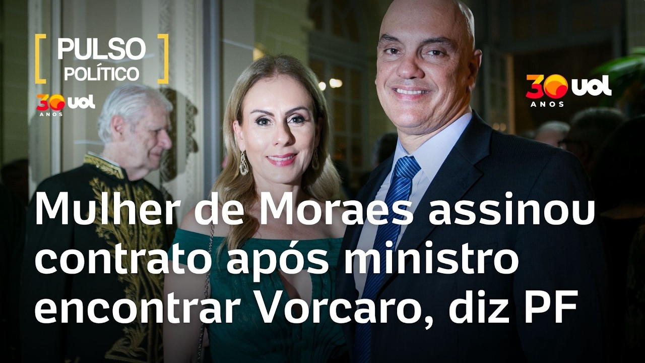Mulher de Moraes assinou contrato com o Banco Master ap&oacute;s ministro encontrar Vorcaro, diz PF