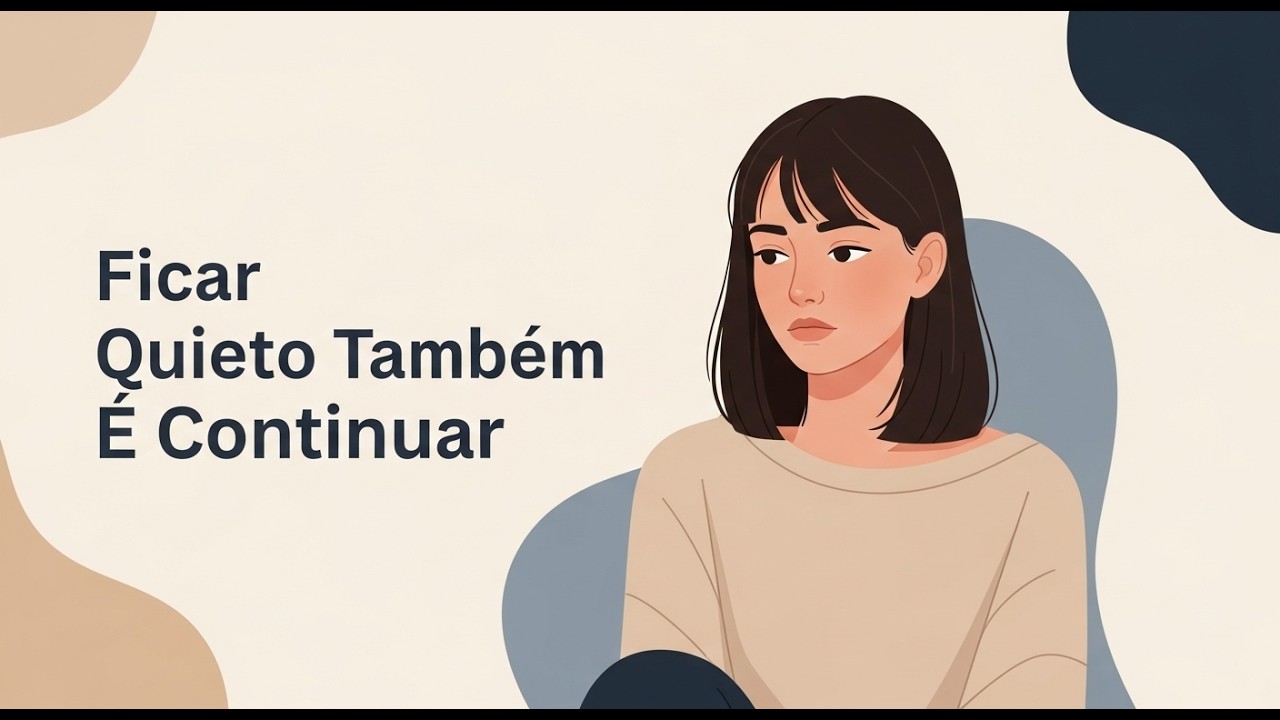Quando ficar quieto é a única forma de continuar ---Nem todo silêncio é desistência