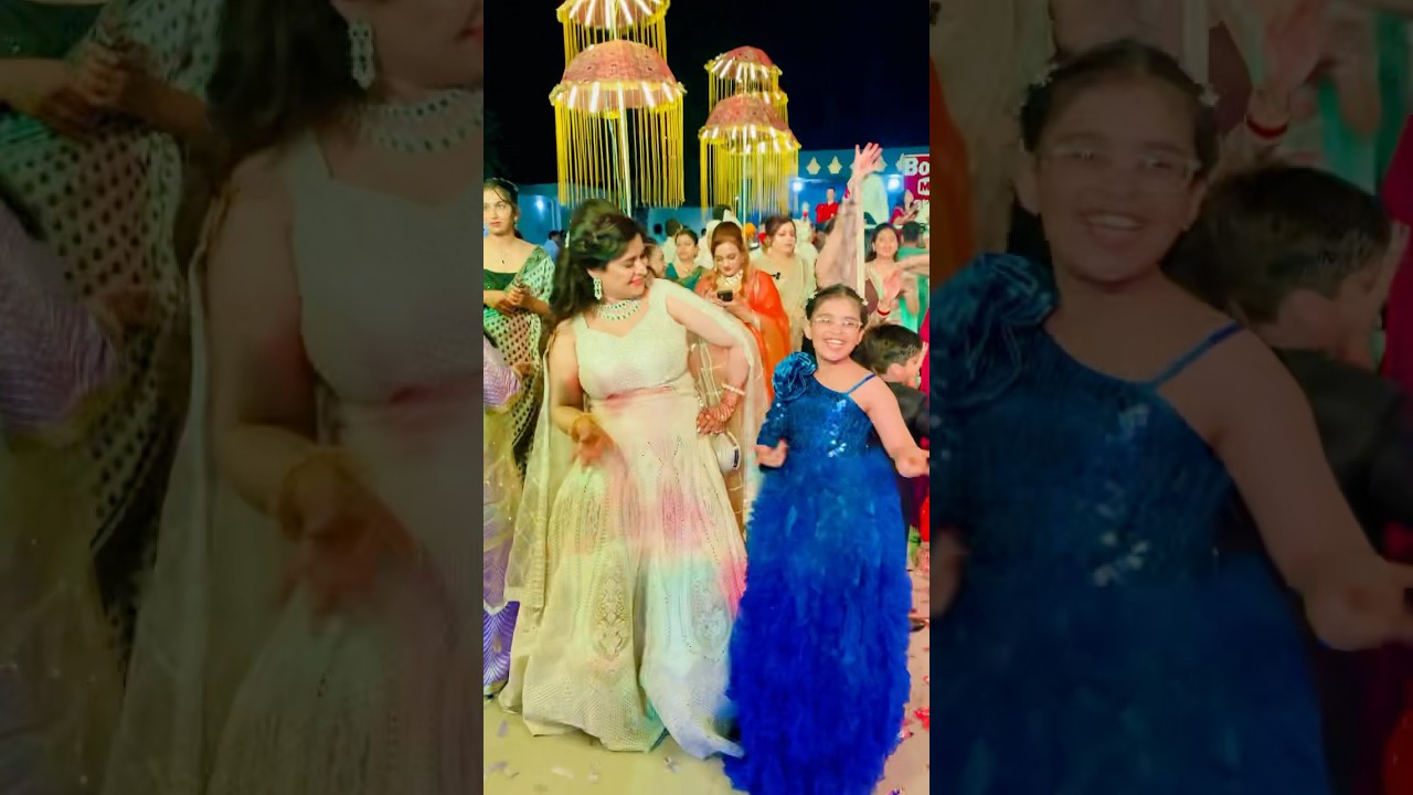 Full Masti Dance 💃 Chachu Ki Shaadi Main 🎉 #shorts #youtubeshorts #kashviadlakha