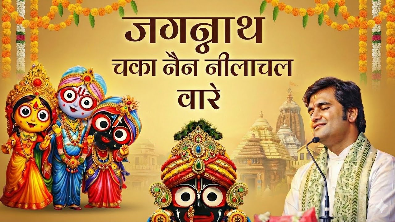 जगन्नाथ चका नैन नीलाचल वारे | Jaggannth Bhajan | Pujya Shri Indresh Upadhyay Ji