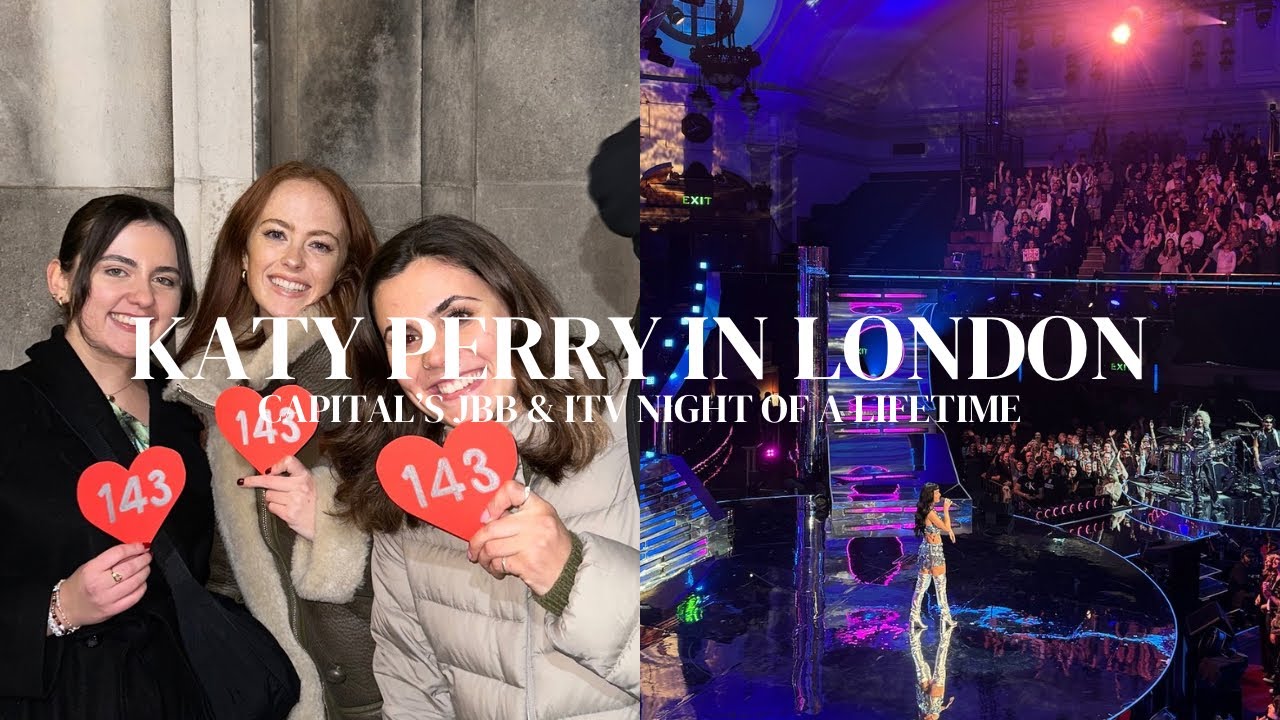 capital’s jingle bell ball & katy perry: night of a lifetime vlog 🌟 | december 2024