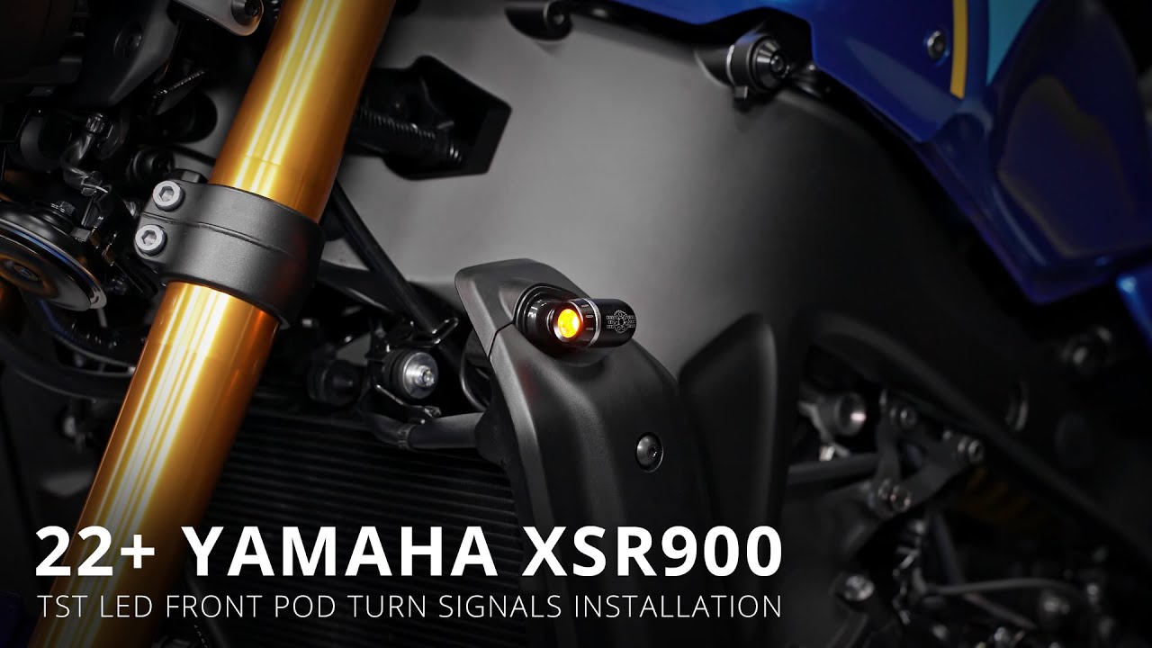 How to install LED Front Pod Signals on a 2022+ Yamaha XSR900 by TST Industries