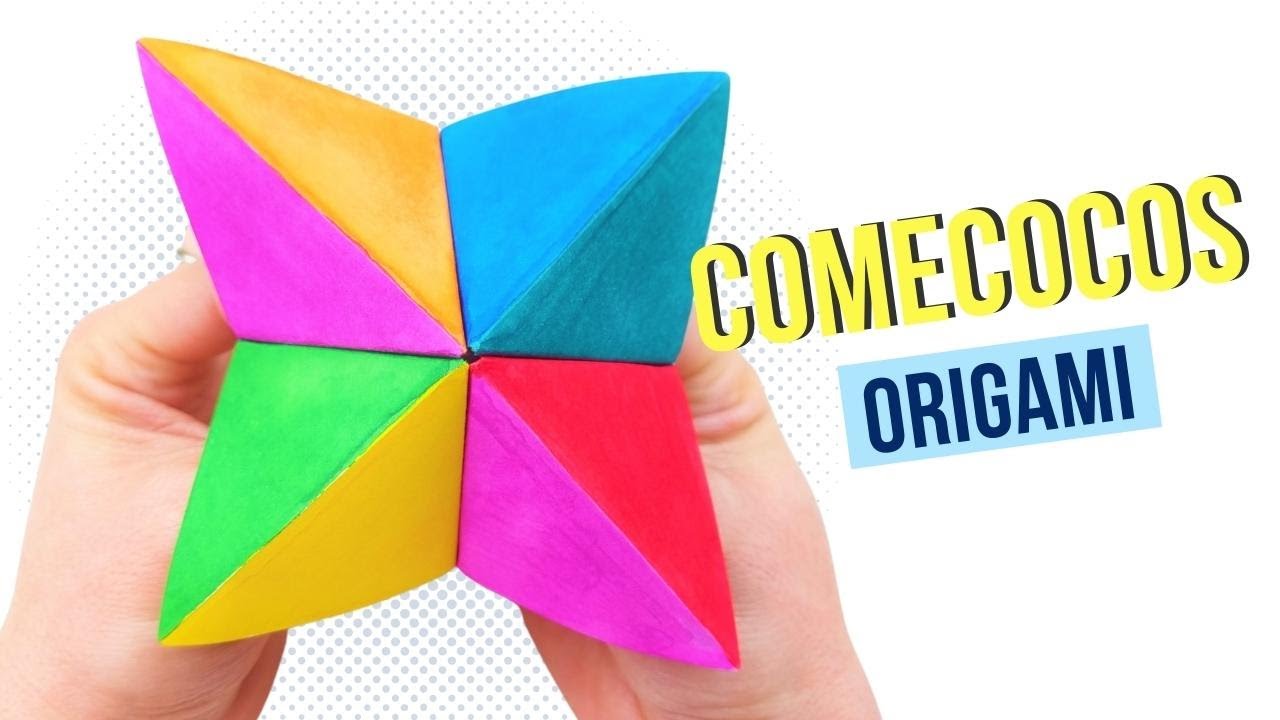 Cómo hacer un comecocos de papel ¡Fácil!