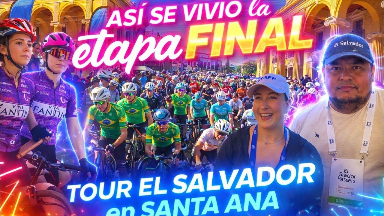 🚴‍♂️🔥 Así se vivió la etapa final del Tour El Salvador en Santa Ana 🇸🇻✨ #TourElSalvador
