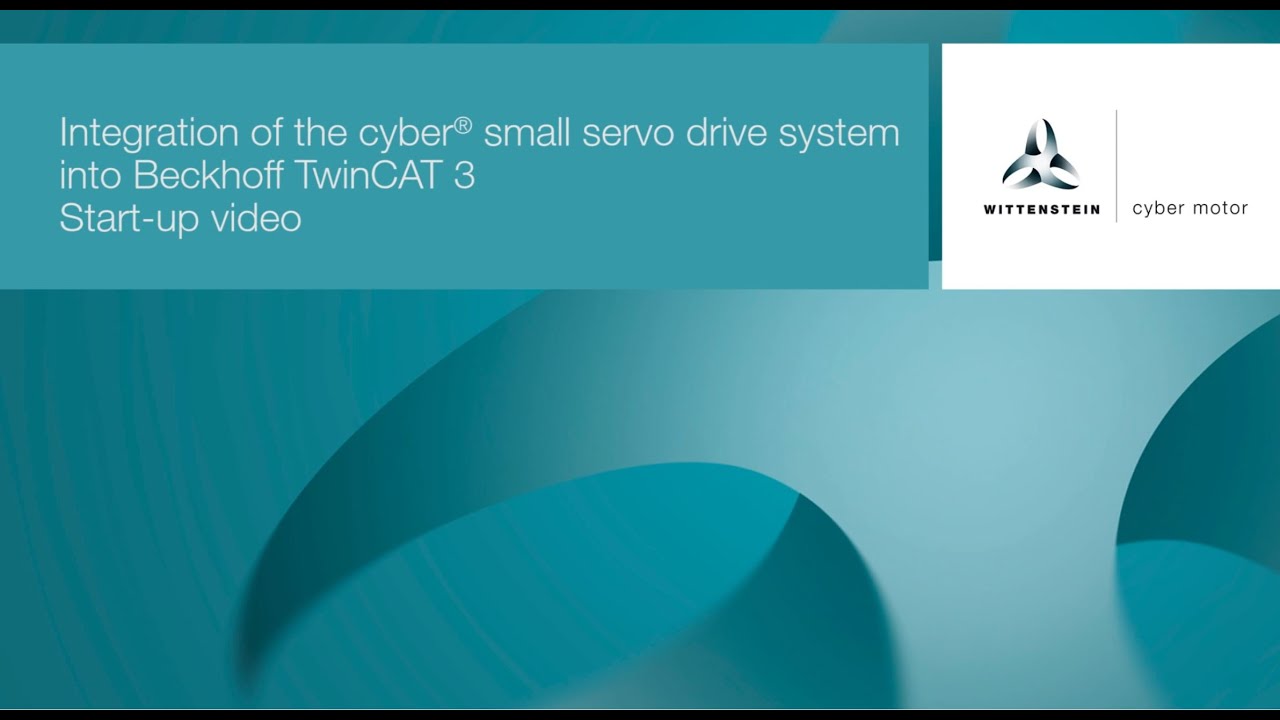 Integration of the cyber® small servo drive system into Beckhoff TwinCat 3