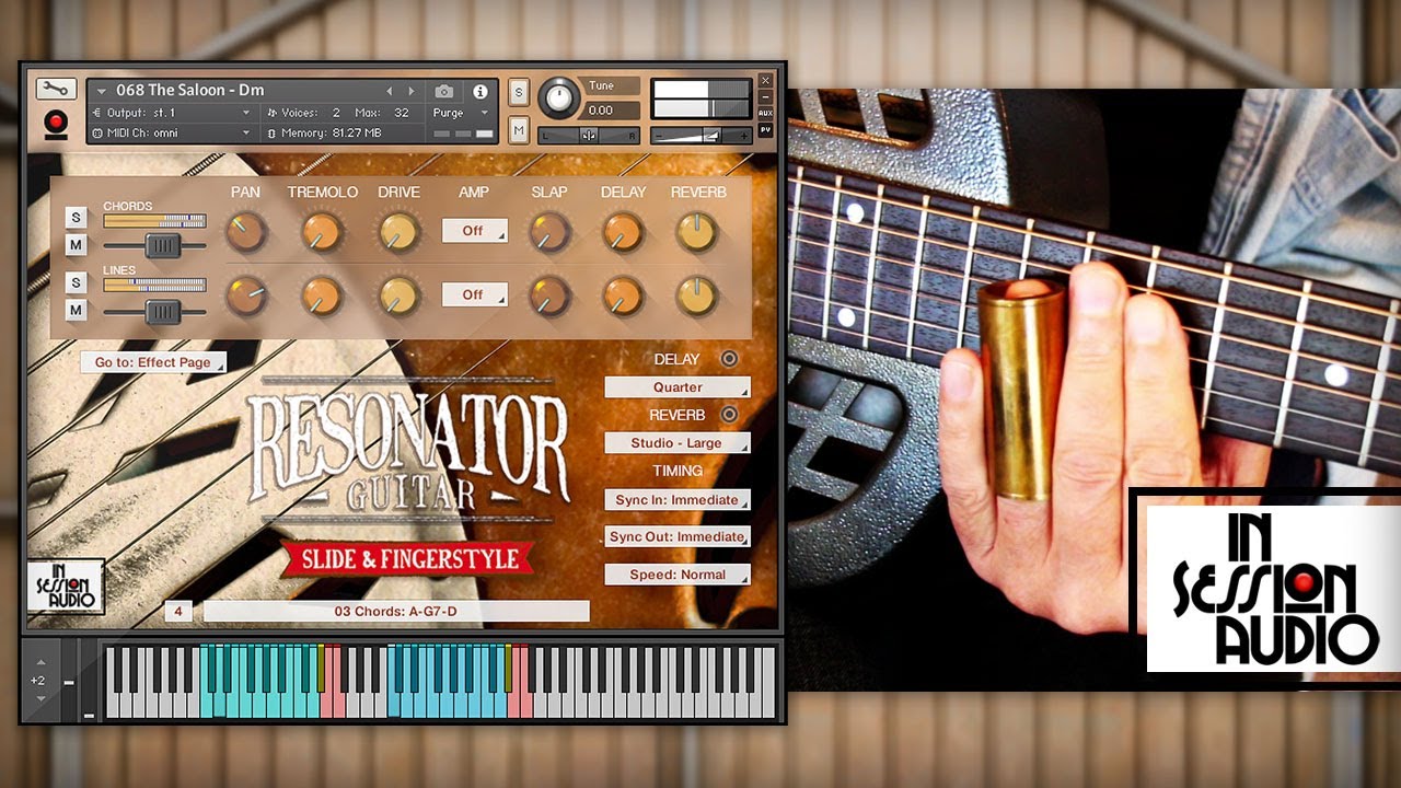 Resonator Guitar - In Session Audio