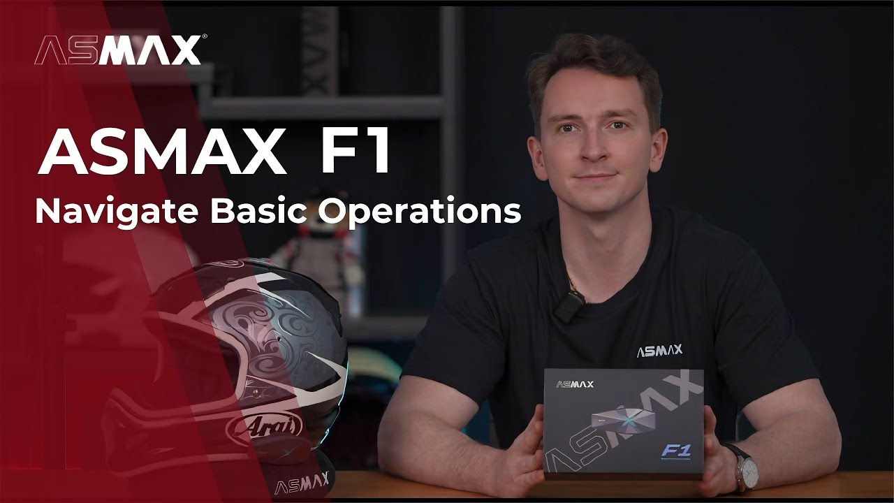 ASMAX F1 Motorcycle Bluetooth Headset | BASIC OPERATIONS