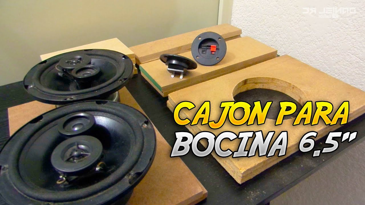 Fabricando cajón para bocinas 6.5