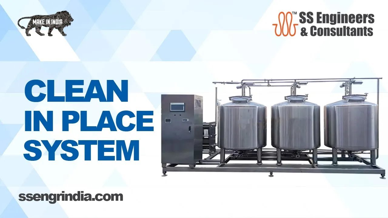 Clean-In-Place (CIP) System | 3D Animation Tank Cleaning by SS Engineers 🧼🚿
