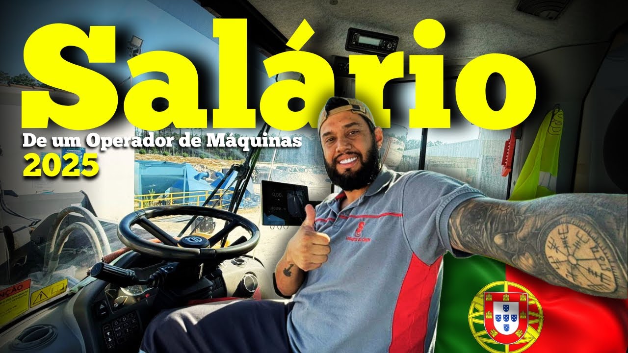 Quanto ganha um Operador de Máquinas em Portugal 🇵🇹 