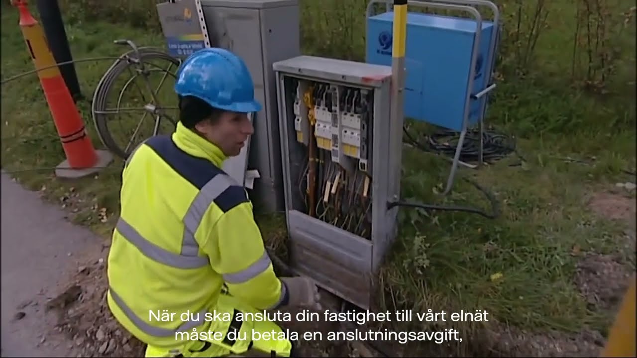 Anslutning till elnätet