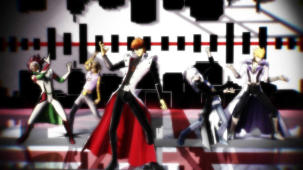 [MMD - Yu-Gi-Oh! DM x 5Ds x Vrains] Saja Boys - Your Idol -- Kaiba, Bakura, Marik, Jack, Revolver