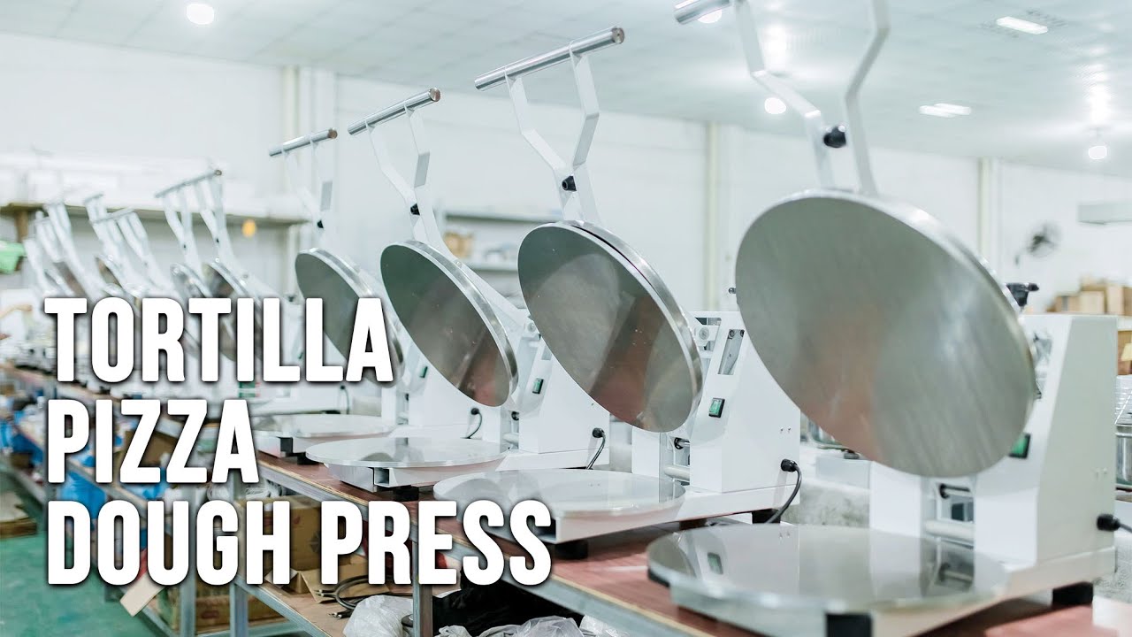 Clamshell Manual Tortilla Pizza Dough Press