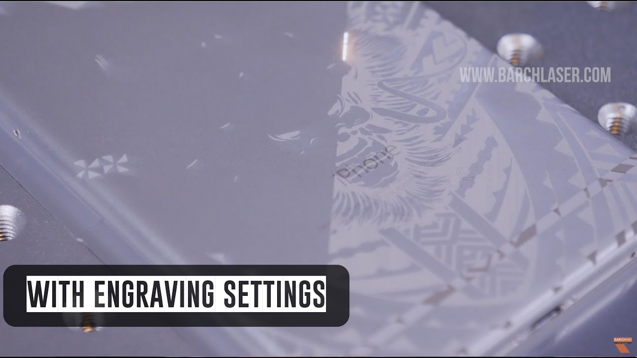 Amazing Iphone tattoo lasered, engraved with a fiber laser BCF 20W, with engraving settings
