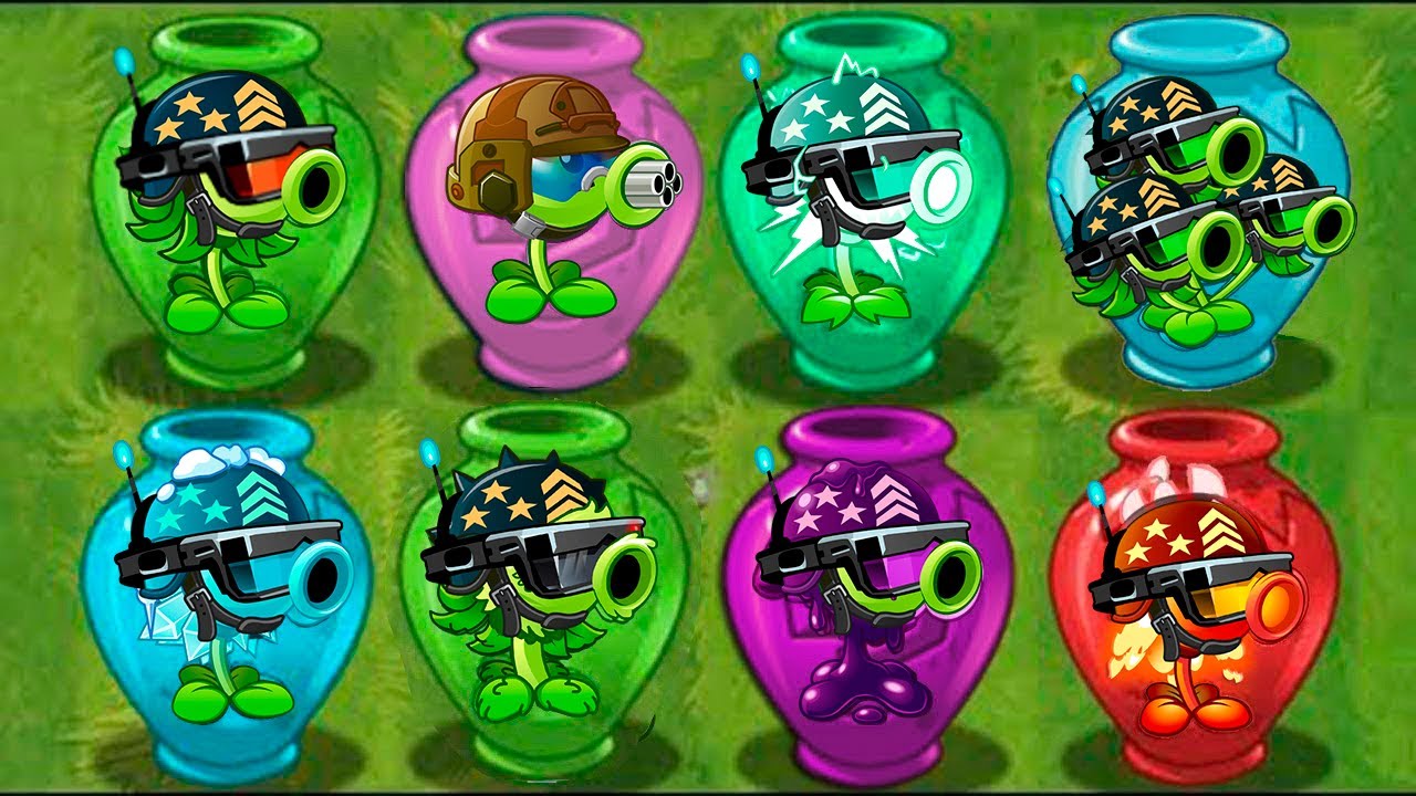PvZ 2 Vasebreaker Challenge - All Mega Gatling Pea Fusion Vs Gargantuar Zombies - Who Will Win?