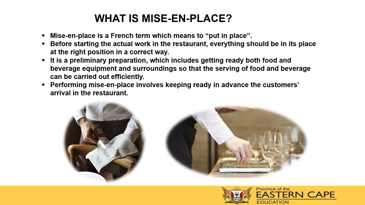 Preparing Venues for 4 course dinners and Table Setting