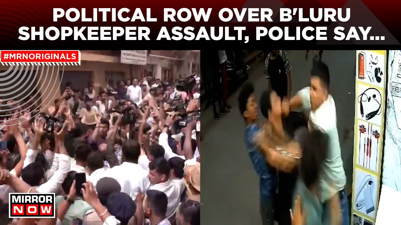 Bengaluru Shopkeeper Assault | Showdown In Bengaluru | Saffron-Clad Protesters Hit The Streets