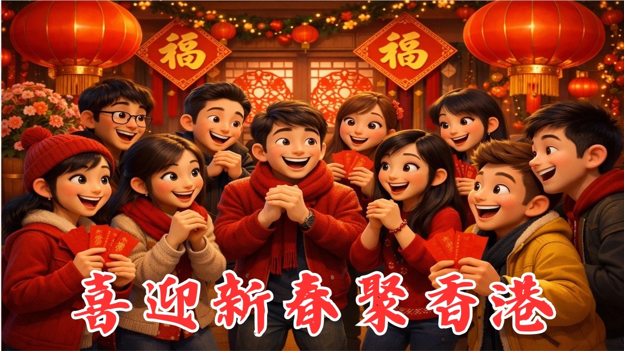 喜迎新春聚香港 | 原創香港賀年歌 #賀年歌 #新年歌 #贺岁歌 #chinesenewyear #hktourspot #贺岁 #新年快樂 #農曆新年 #cny2026 #兒歌