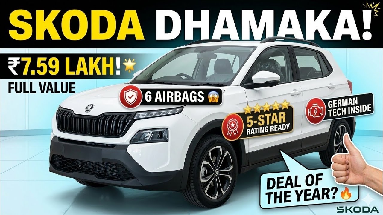 Skoda Kylaq Full Review 🔥 | German Technology, Turbo Power & 5 Star Safety? 
