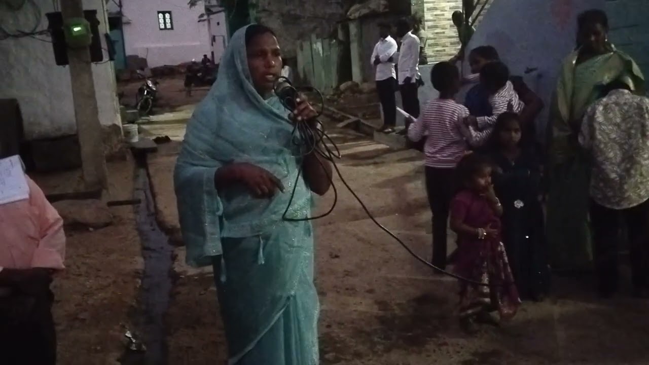 Street gospel sister pemara roothu rani వీది సువార్త సహోదరి పెమర రూతురాణి