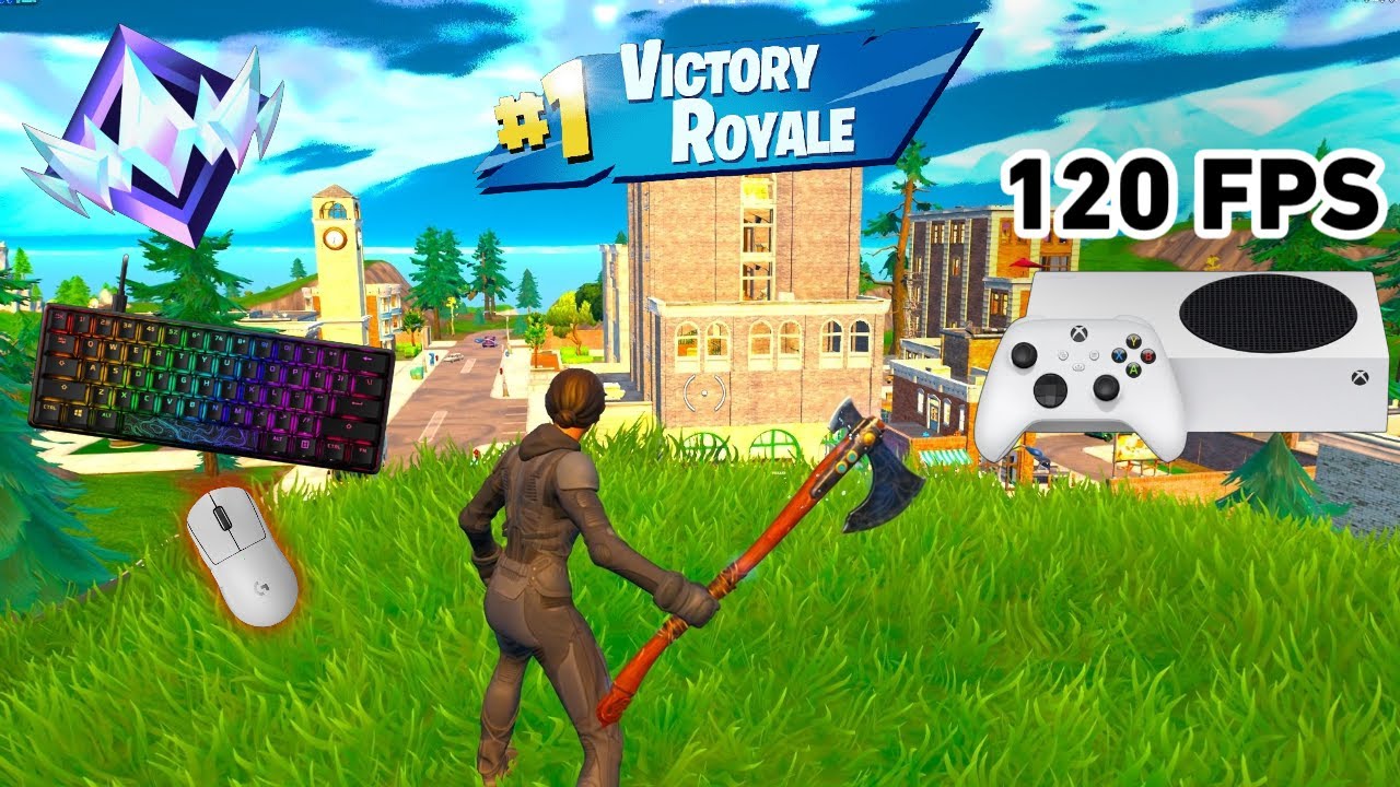 Fortnite Unreal Ranked Reload on Xbox Series S | Keyboard & Mouse Gameplay | 120 FPS