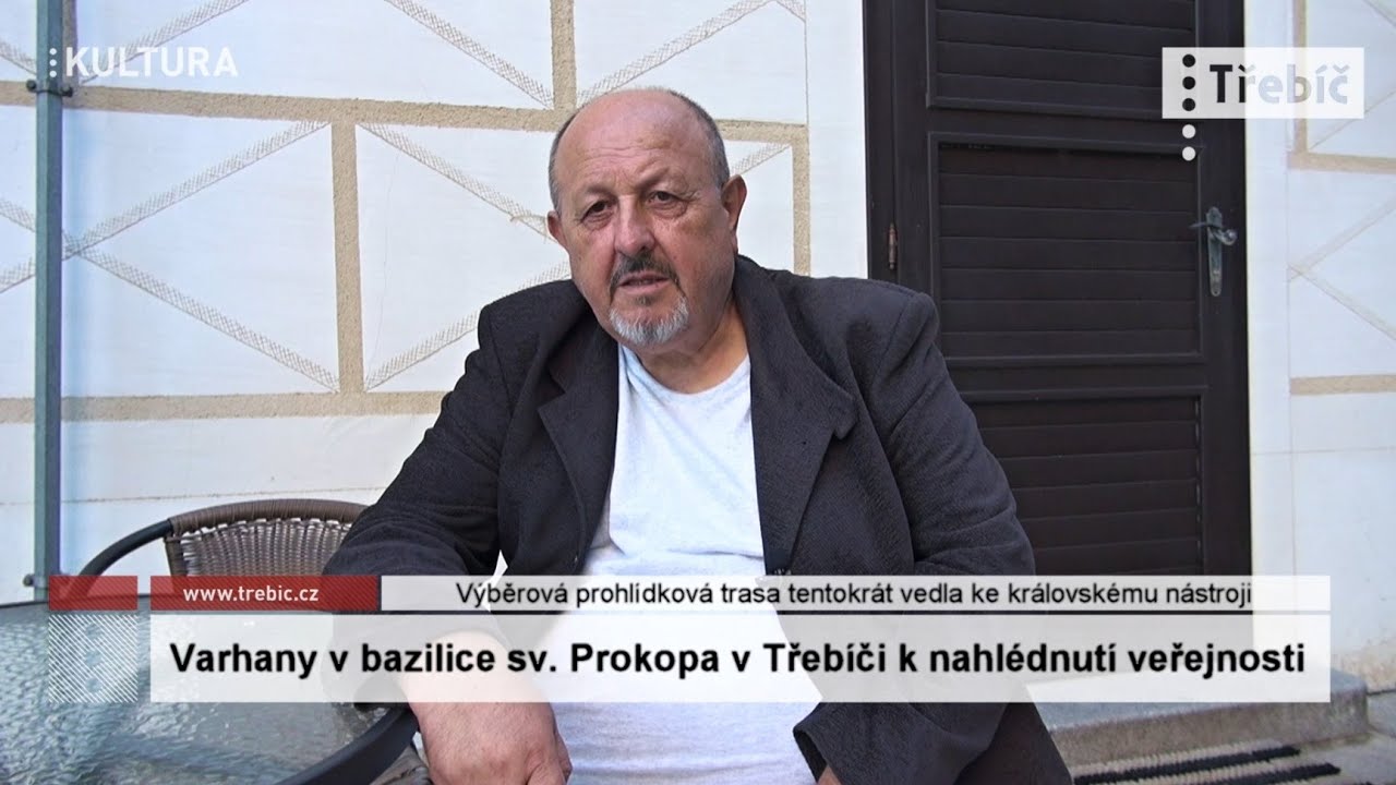 Varhany v bazilice sv. Prokopa v Třebíči k nahlédnutí veřejnosti