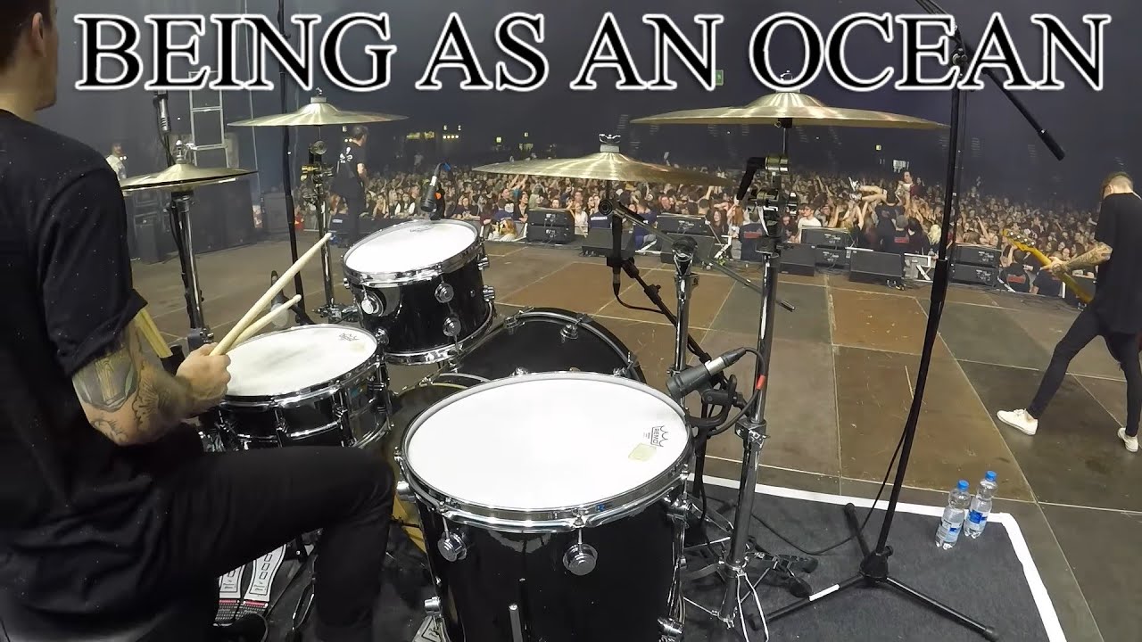 Being As An Ocean Live Drum Cam - 