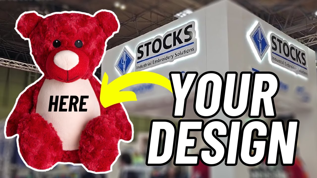 How to Embroider onto Stuffed Animals using the Brother PR680W 6-Needle