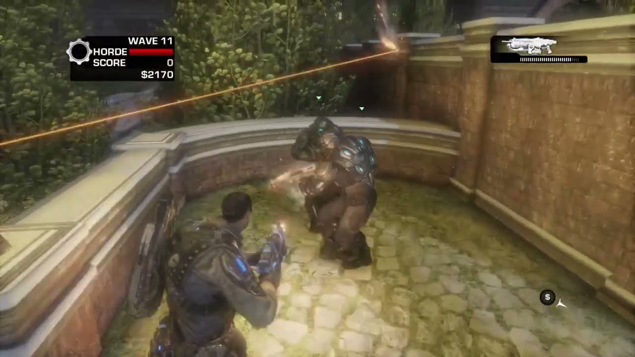 Gears Of War 3 Horde Mode - Playing with Friends on Escalation (Mutators)