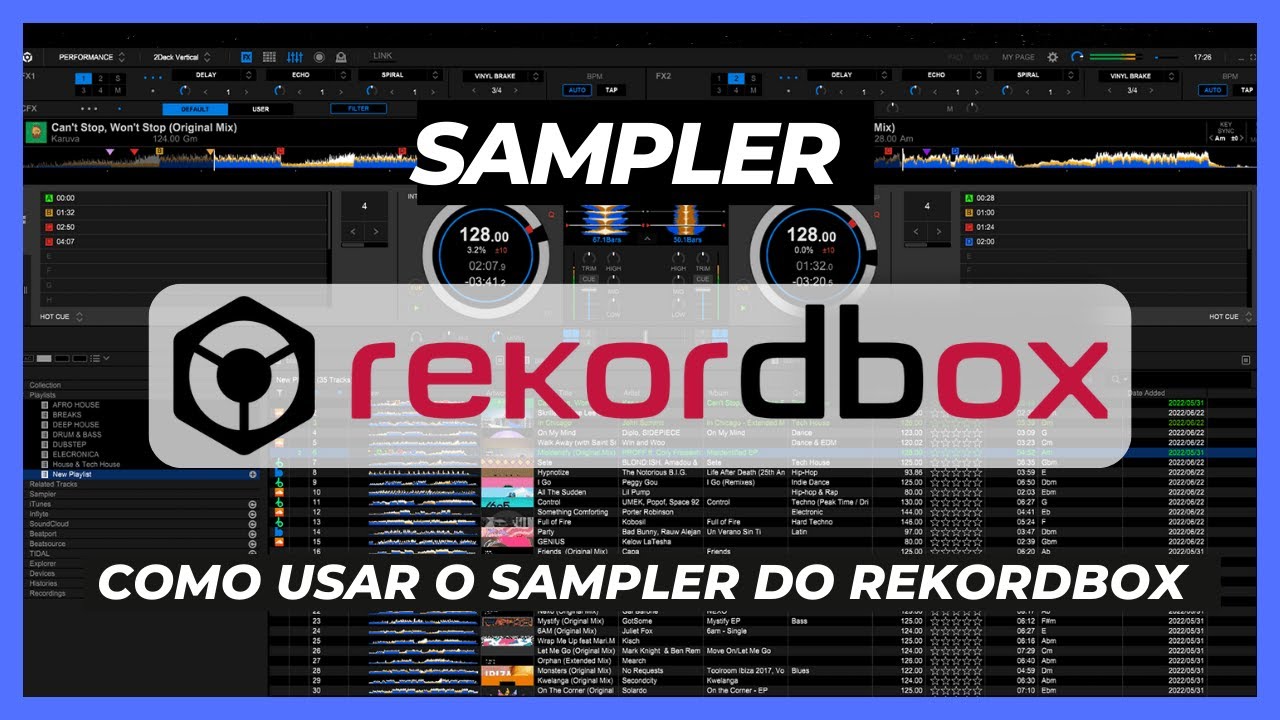 Como usar o Sampler do Rekordbox DJ