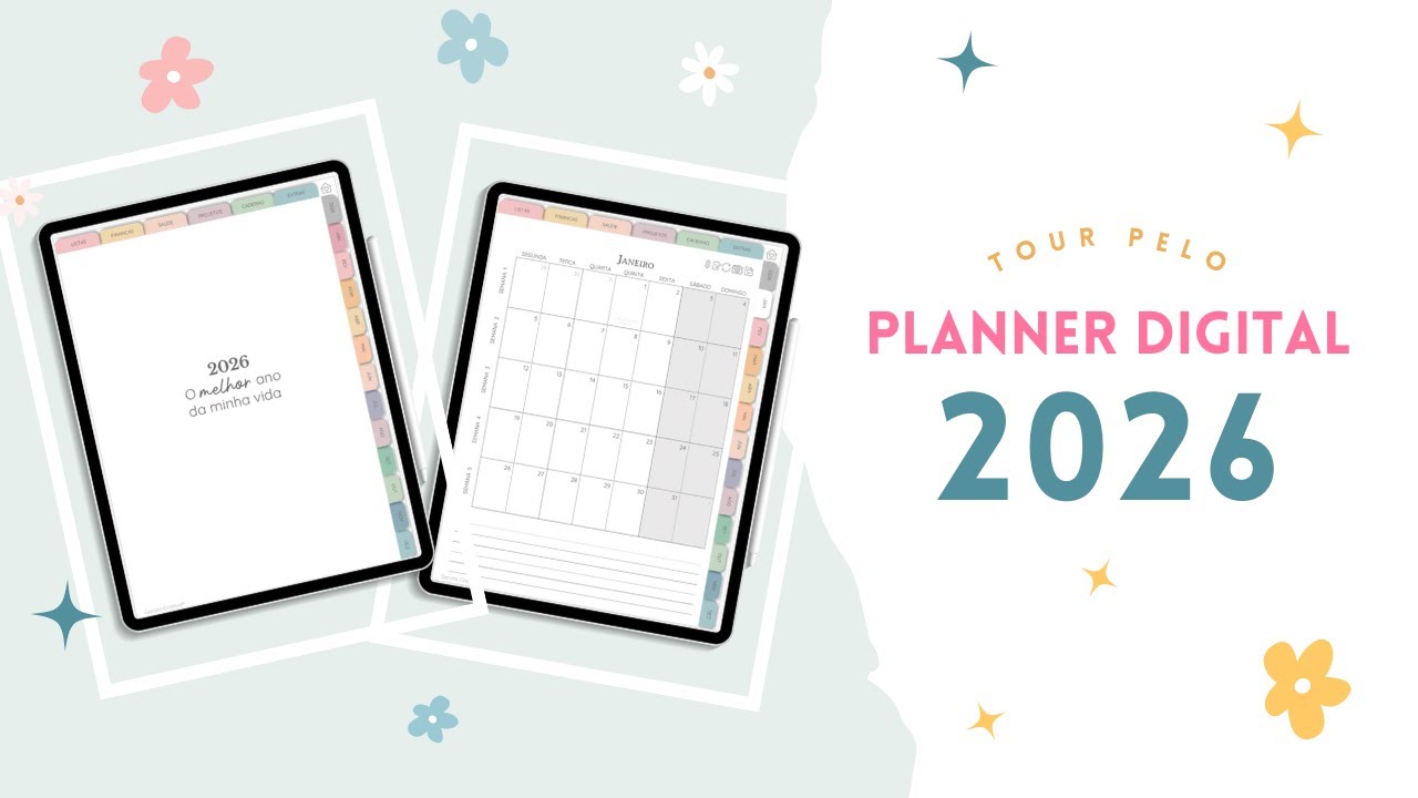O Melhor Planner Digital 2026 | Tour Completo + Extras Exclusivos