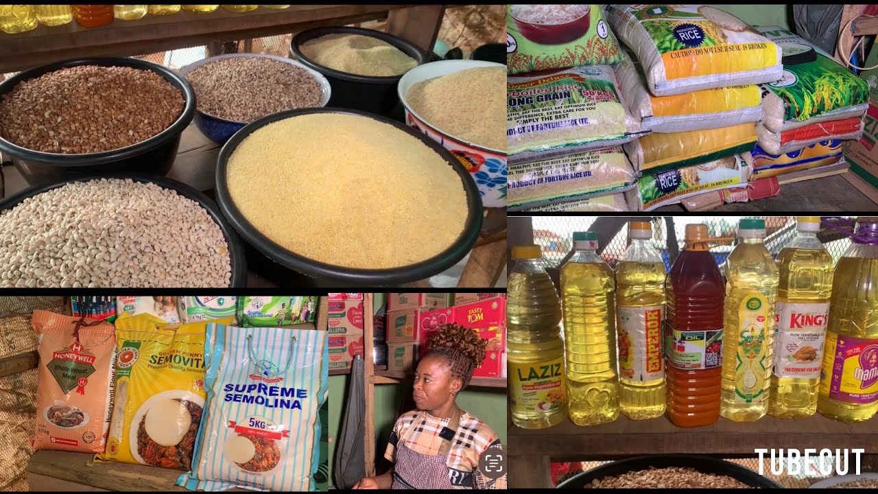 Cost of food stuff like rice, beans, melon, okro, palm oil, noodles, tomato in benin city.