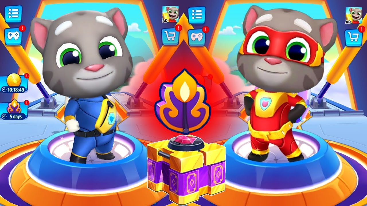 Talking Tom Hero Dash All Random Characters - New Update Light Path - Android iOS Mobile