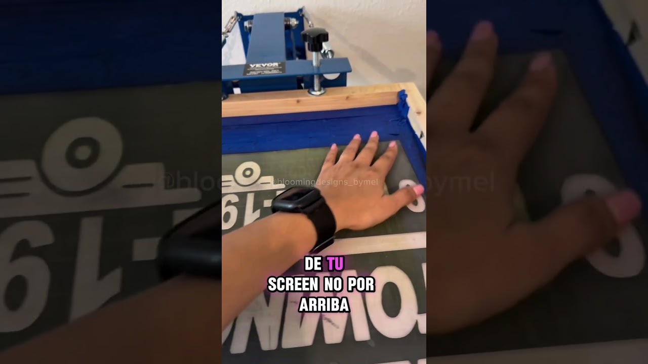 Screen print con vinil 😳 