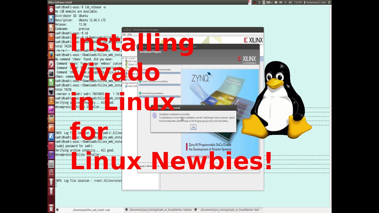 installing xilinx vivado on linux for linux newbies