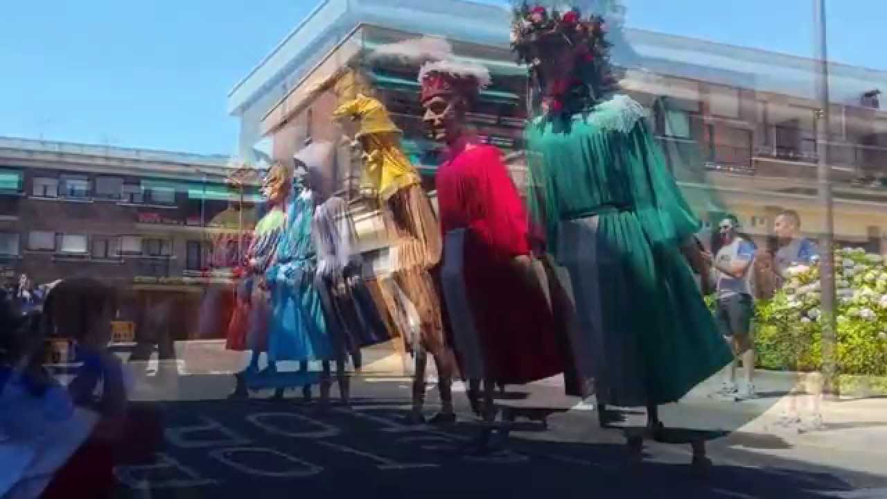 Bidasoako Erraldoiak en Gibeleta 24 de Junio de 2015