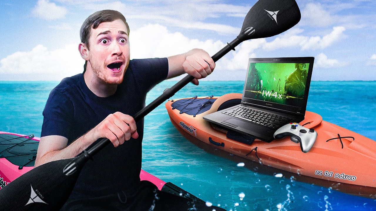 Call of Duty Trickshot in a Kayak!